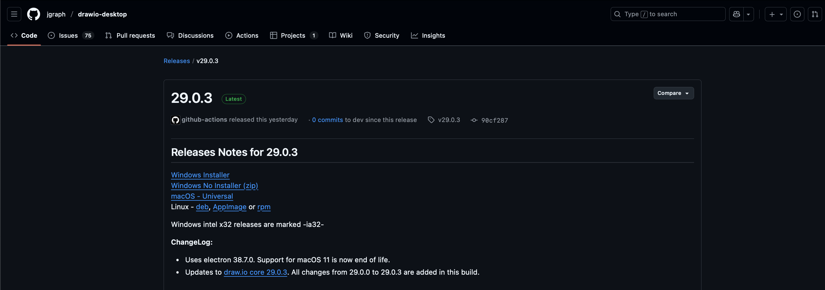Download draw.io Desktop to draw technical diagrams completely securely offline from our GitHub repository