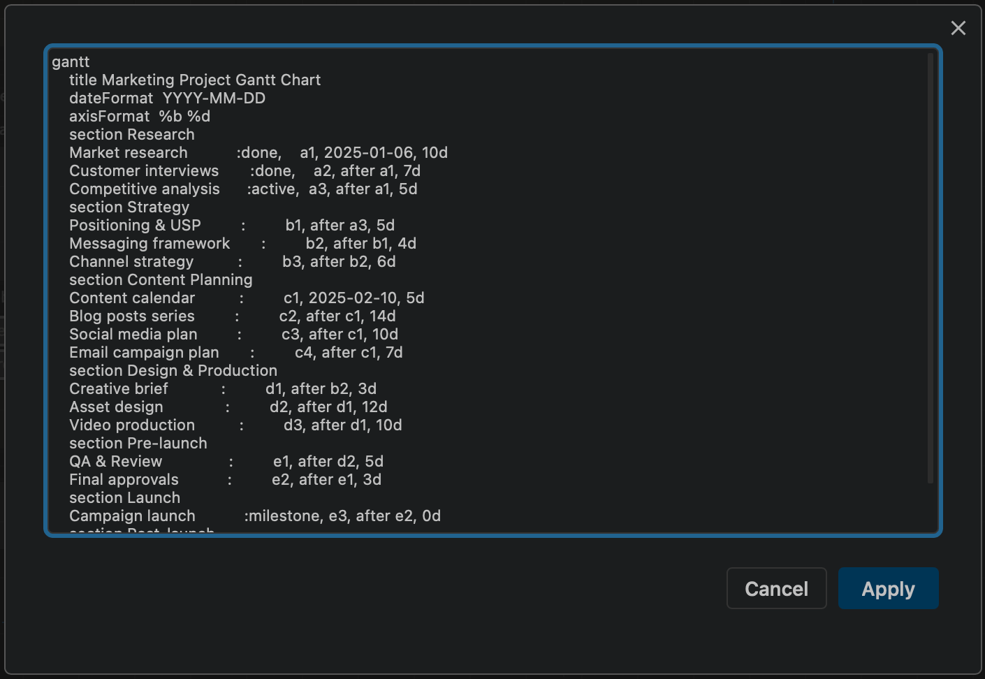 Edit the generated mermaid diagram in draw.io
