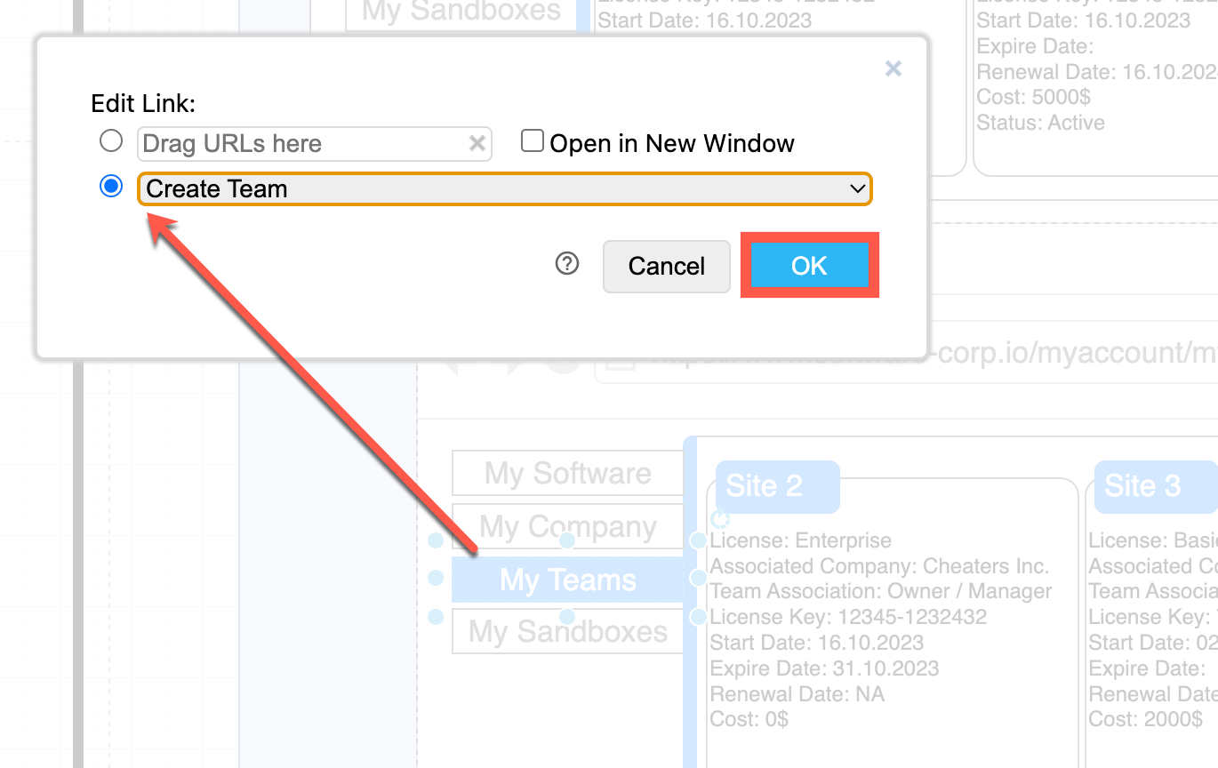 Add a link to another diagram page so you can navigate a multi-page diagram by clicking on the shapes in the diagram in draw.io