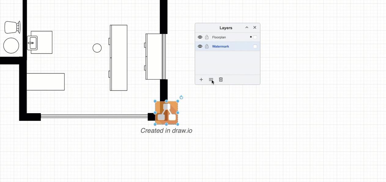 A locked shape in draw.io cannot be cloned or connected to, while non-moveable and non-resizeable can (via shape properties)
